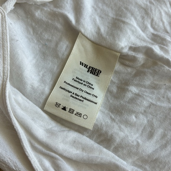 Wilfred Cropped Tie Open Back Medium Tank Top - Picture 8 of 9